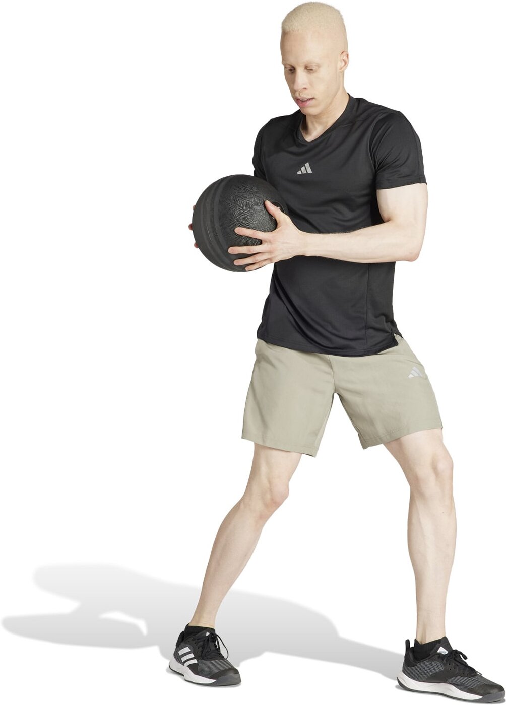 ADIDAS - GYM+ WV SHORT SILPEB – Bild 4