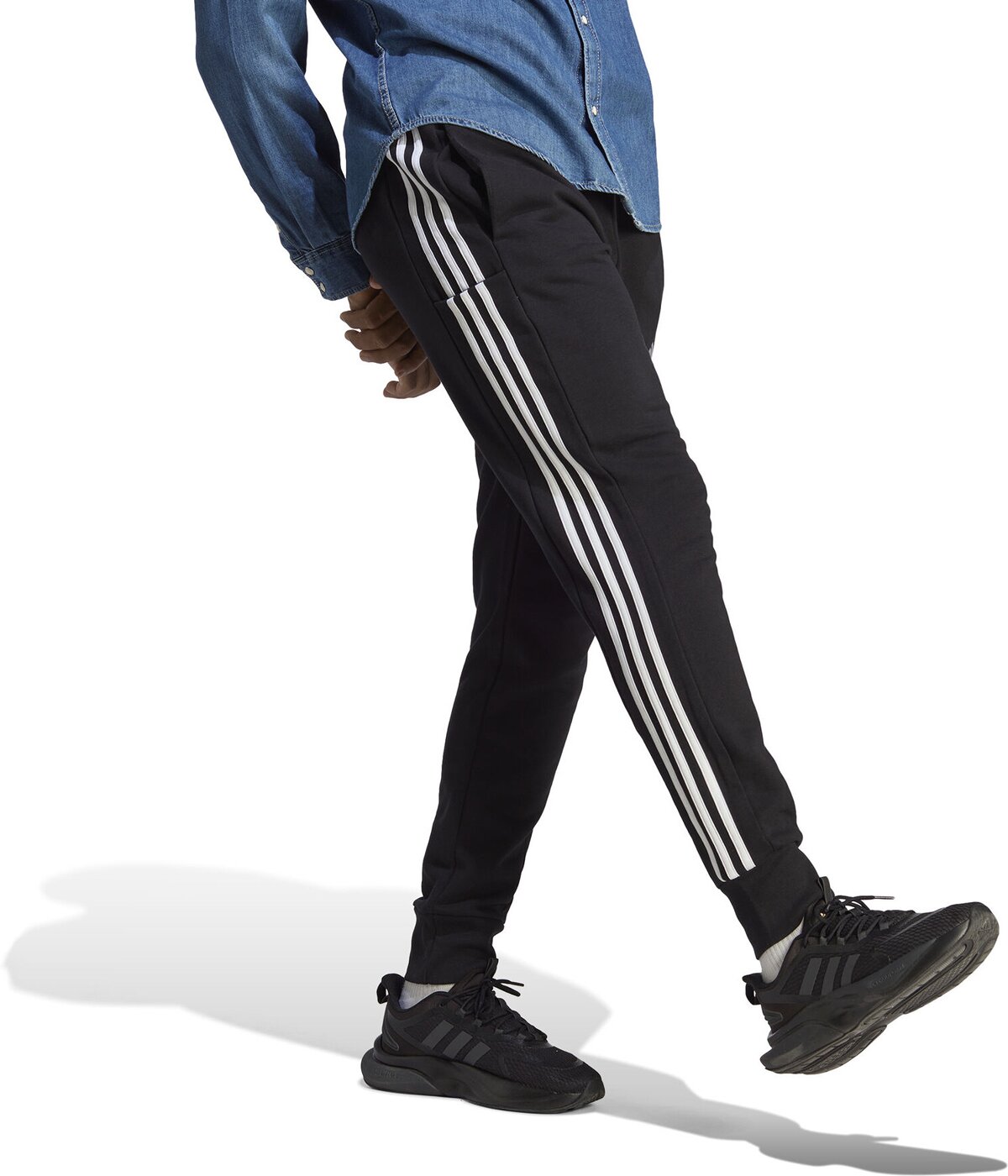 ADIDAS - M 3S FT TC PT BLACK/WHITE – Bild 5