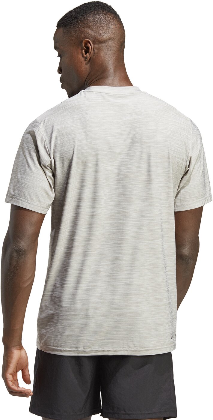 ADIDAS - TR-ES STRETCH T MGSOGR/WHITE/BLACK – Bild 3