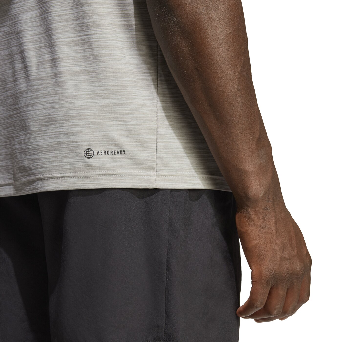 ADIDAS - TR-ES STRETCH T MGSOGR/WHITE/BLACK – Bild 5