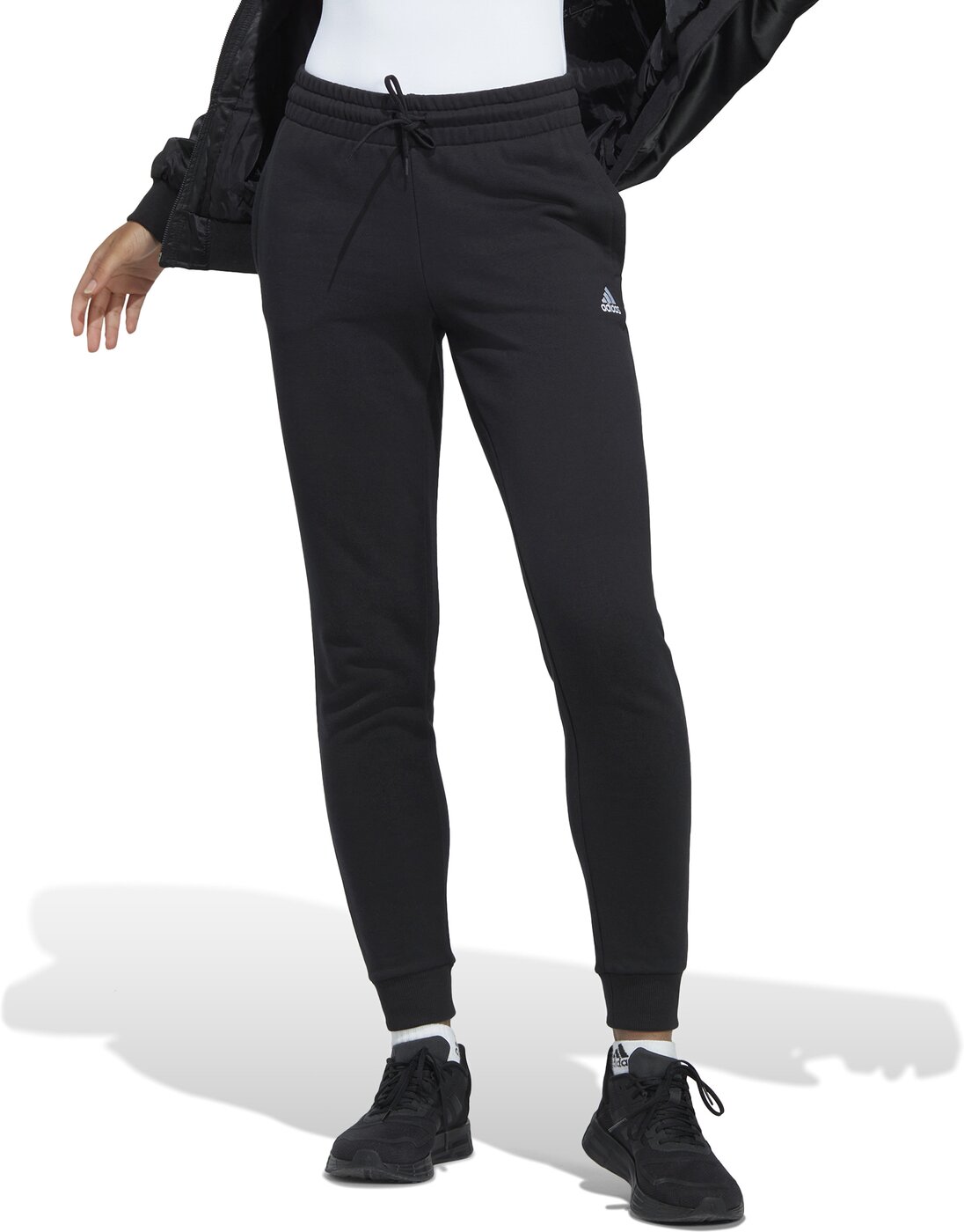 ADIDAS - W LIN FT CF PT BLACK/WHITE – Bild 4