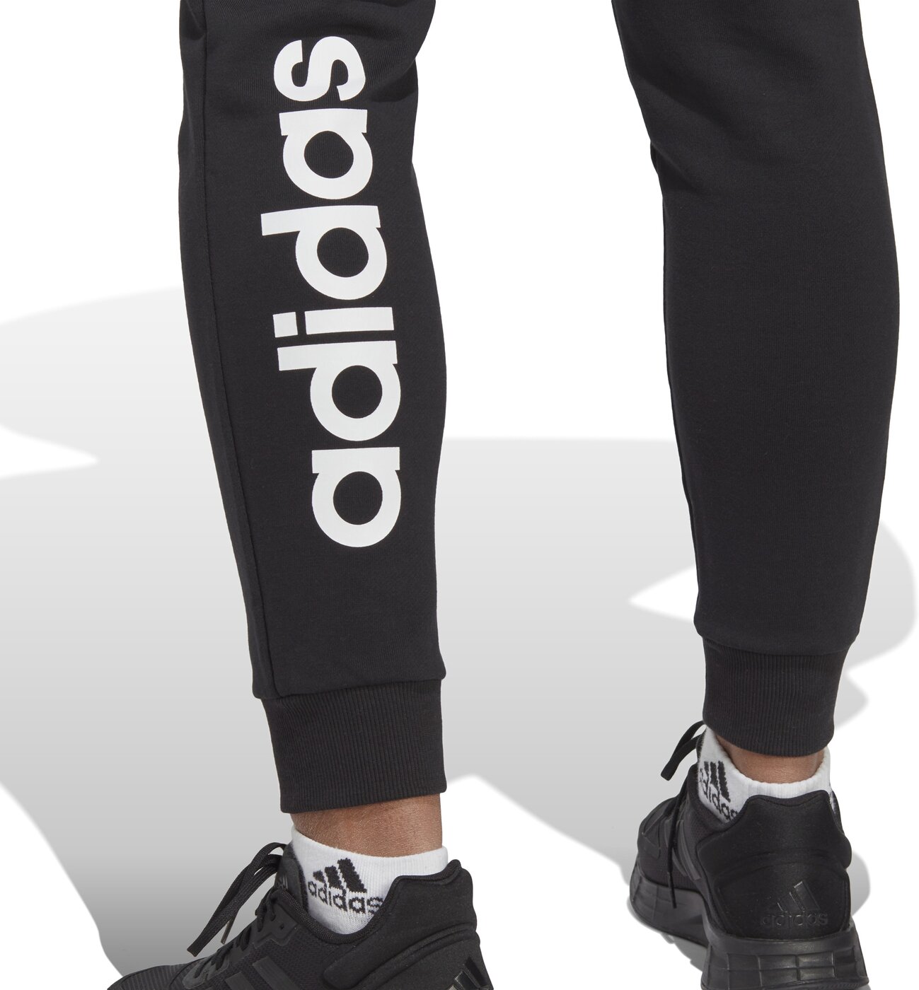 ADIDAS - W LIN FT CF PT BLACK/WHITE – Bild 6