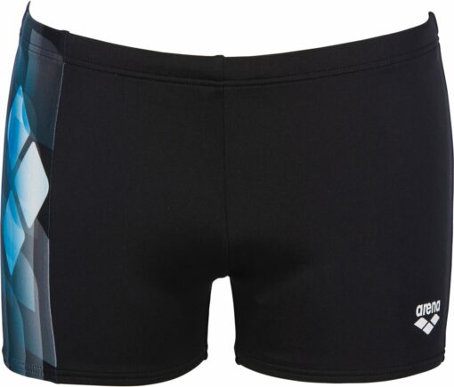 M MIRRORS SHORT BLACK-TURQUOISE – Bild 3