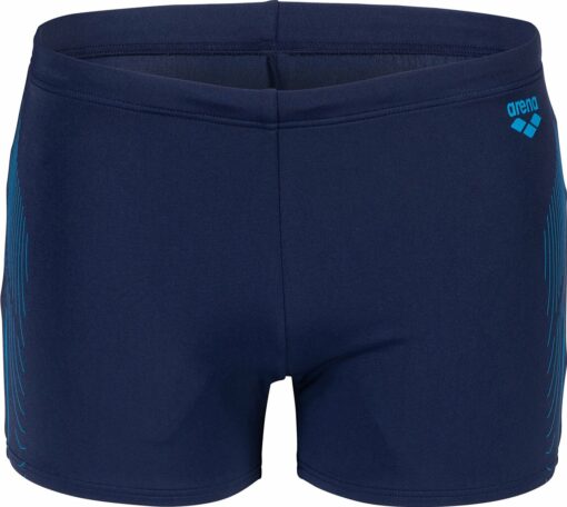 MEN'S SWIM SHORT GRAPHIC NAVY-TURQUOISE