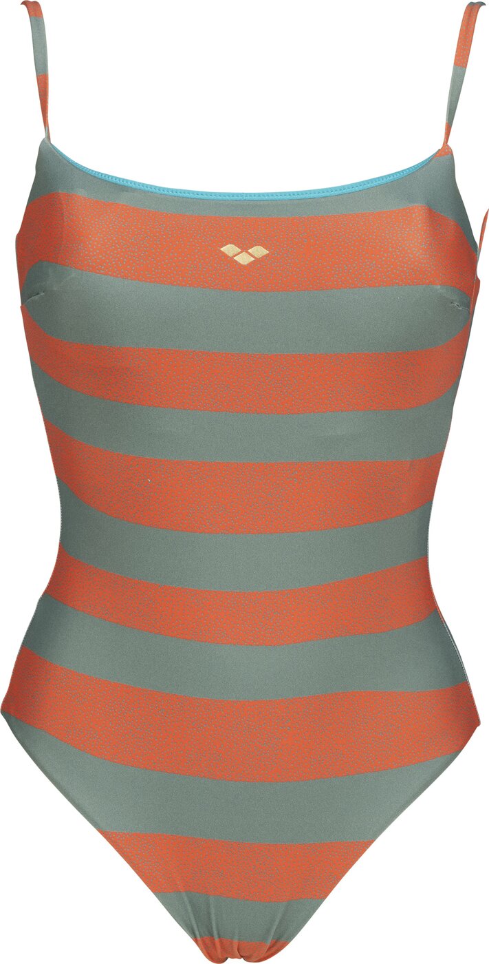 W ALLOVER U BACK ONE PIECE ARMY MULTI