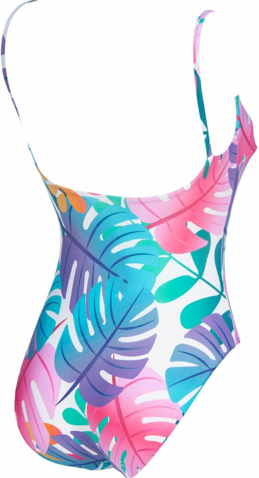 W ALLOVER U BACK ONE PIECE PINK FLAMBE' MULTI – Bild 2