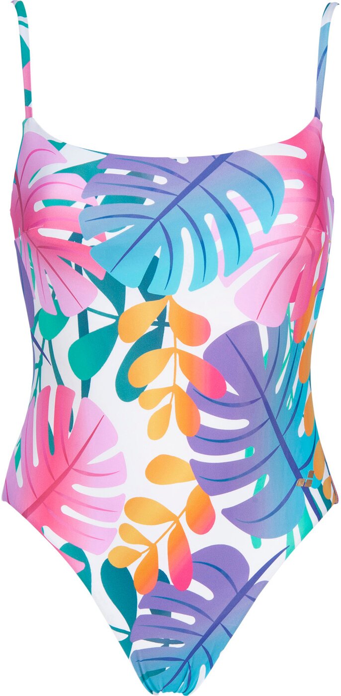 W ALLOVER U BACK ONE PIECE PINK FLAMBE' MULTI – Bild 3