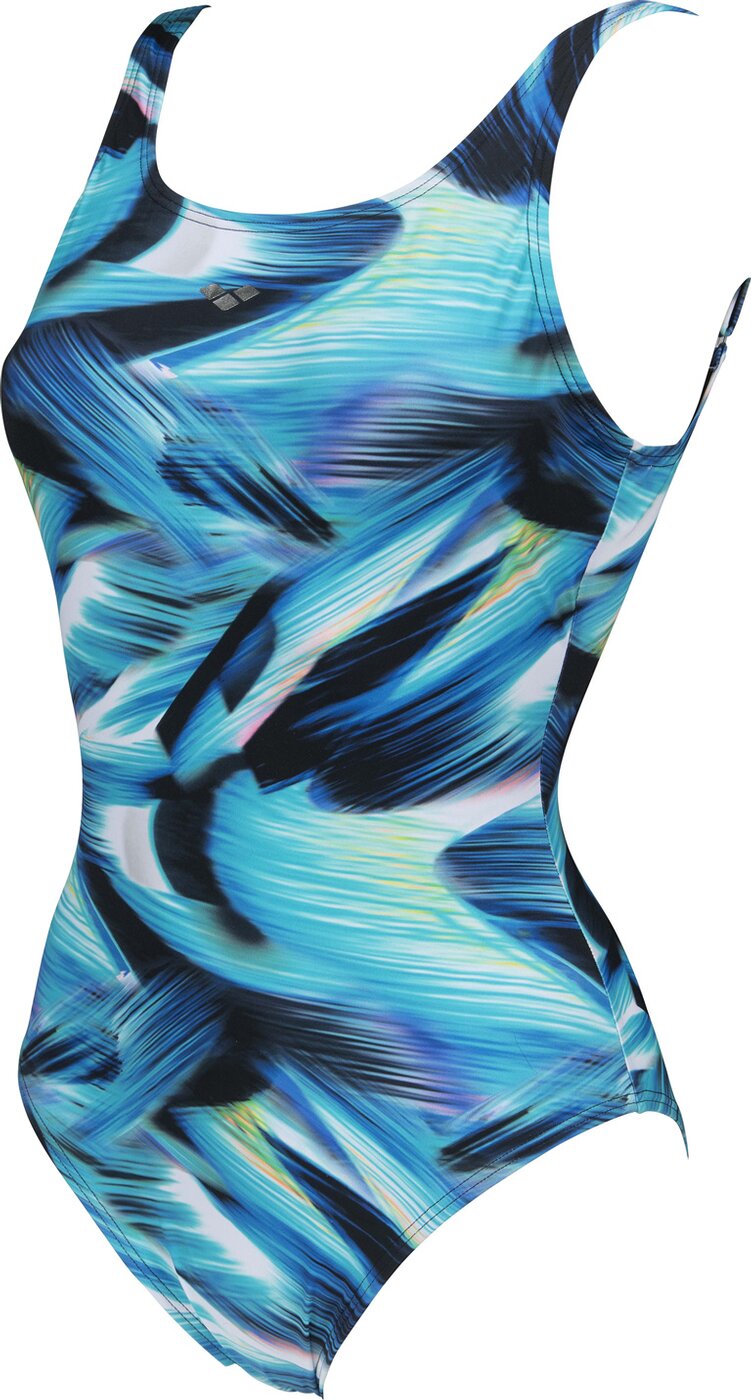 W FLAVIA U BACK ONE PIECE C-CU BLACK MULTI – Bild 3