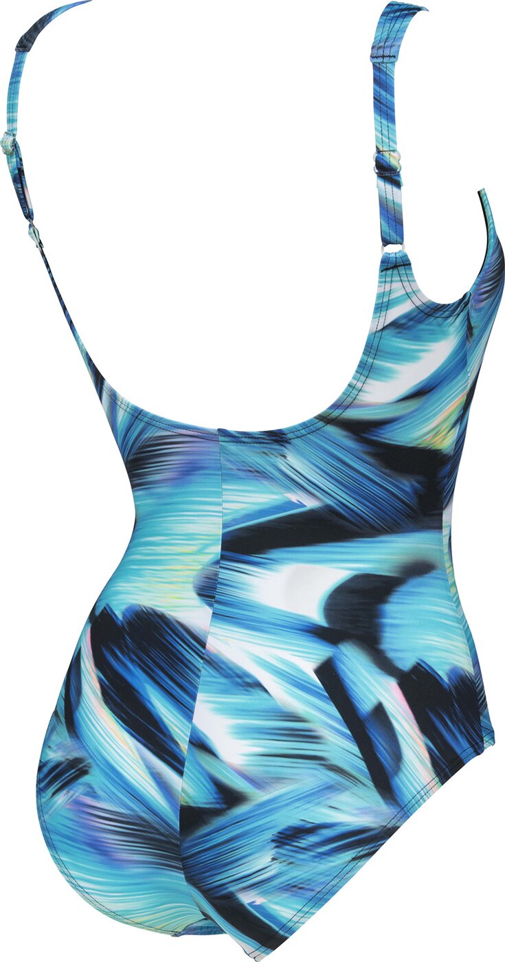 W FLAVIA U BACK ONE PIECE C-CU BLACK MULTI – Bild 4