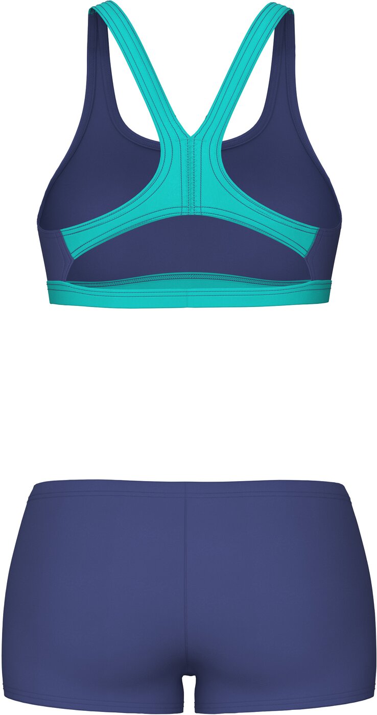 ARENA - WOMEN'S ARENA GRAPHIC SWIMSUIT SWIM PRO TWO PIECES FUTURE DUSK-WATER – Bild 2