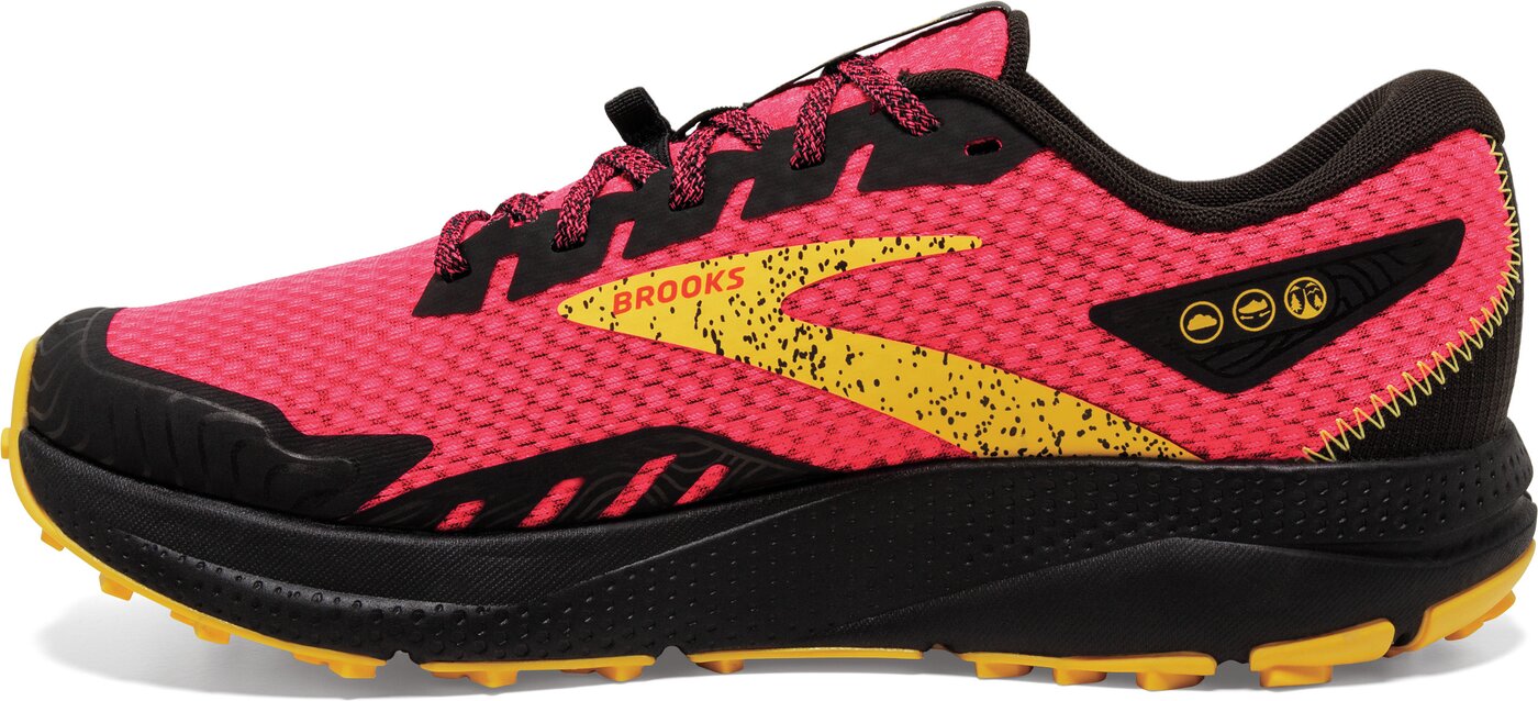 BROOKS - Divide 4 DIVA PINK/BLACK/LEMON CHROME – Bild 4