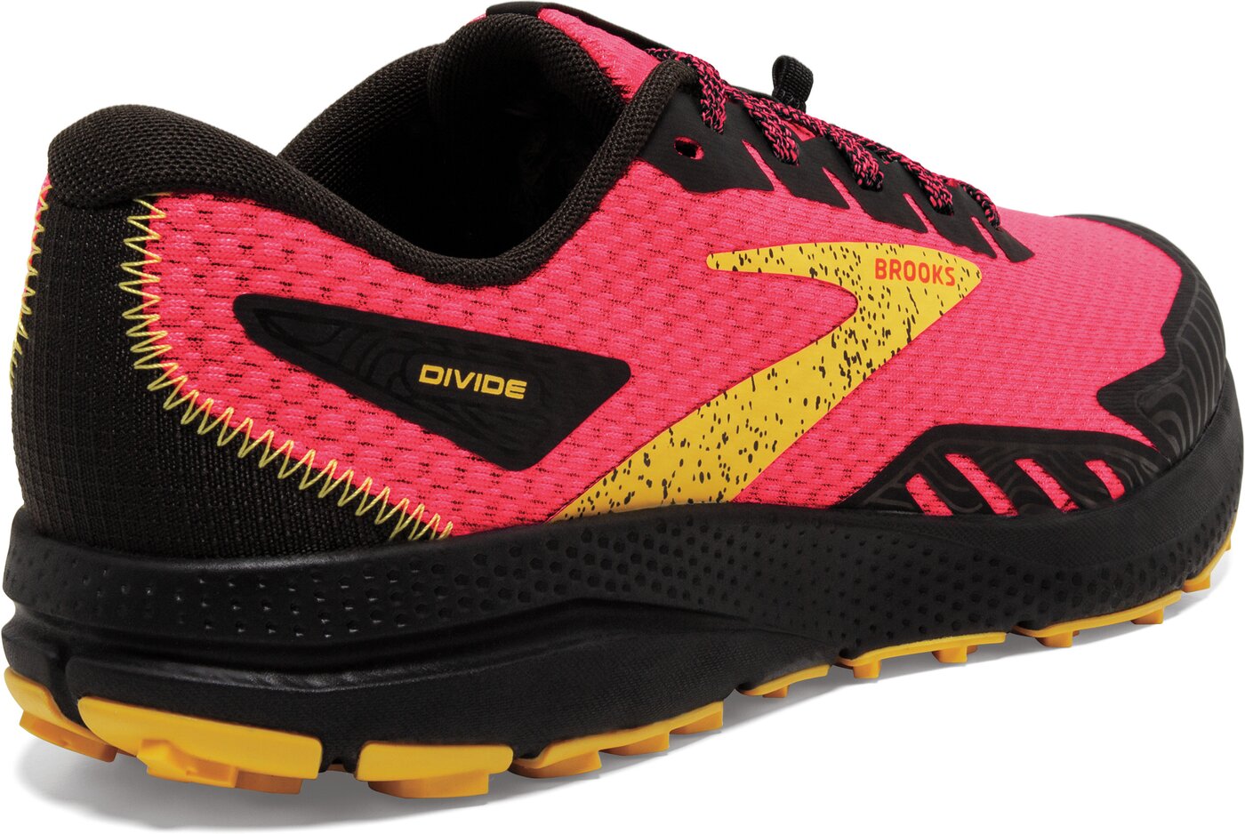 BROOKS - Divide 4 DIVA PINK/BLACK/LEMON CHROME – Bild 6