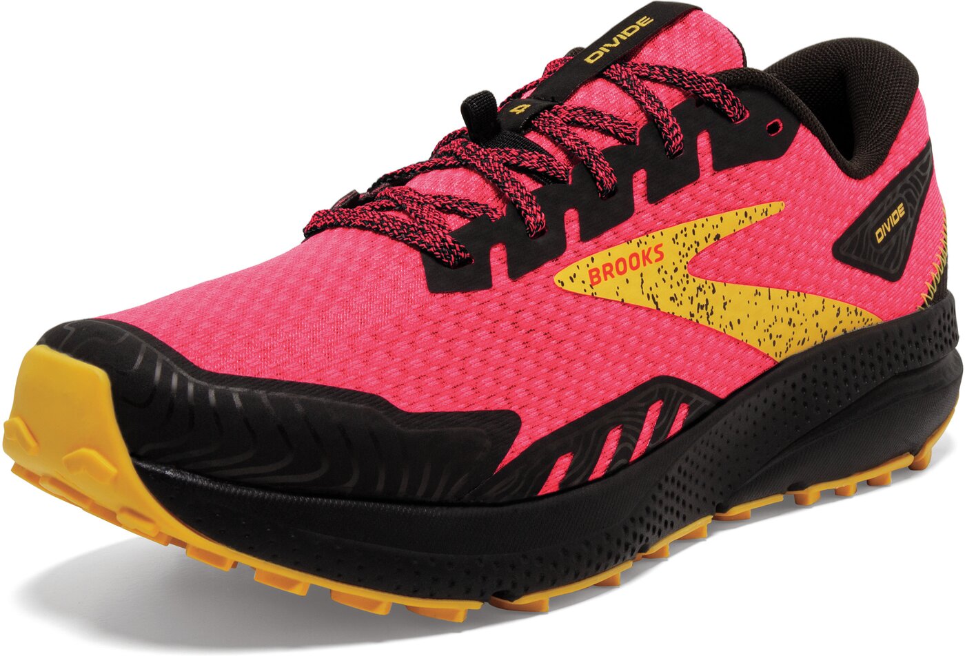 BROOKS - Divide 4 DIVA PINK/BLACK/LEMON CHROME – Bild 7