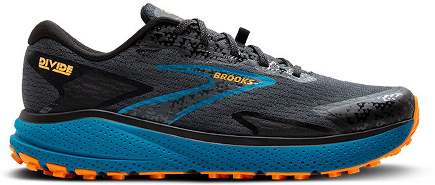 BROOKS - Divide 5 EBONY/MOSAIC BLUE/ORANGE