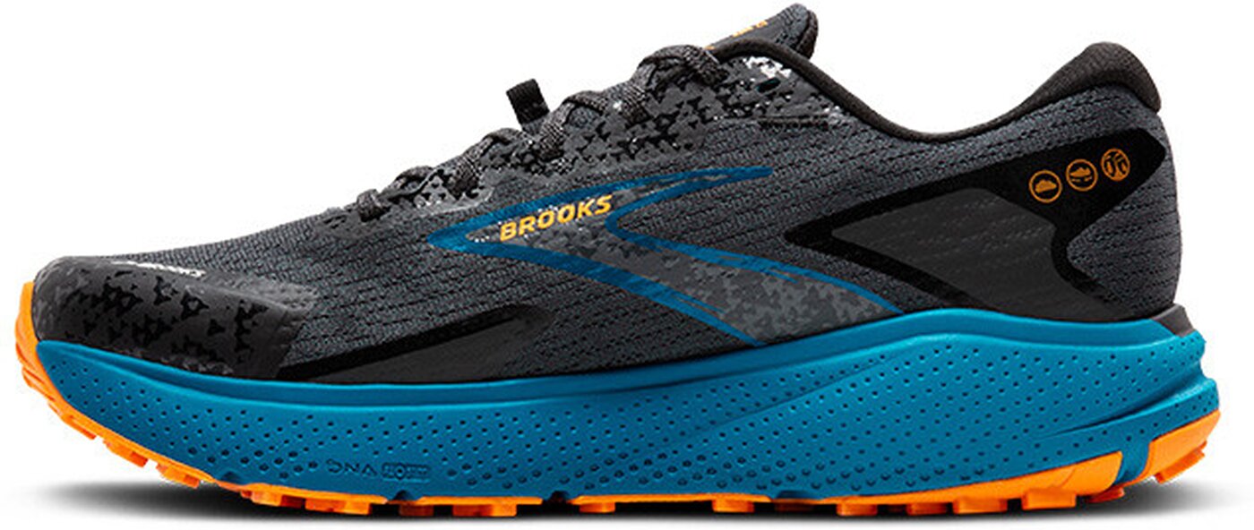 BROOKS - Divide 5 EBONY/MOSAIC BLUE/ORANGE – Bild 4