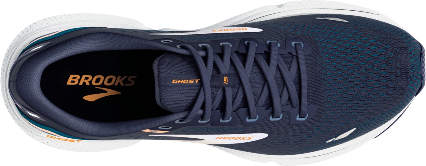 BROOKS - Ghost 15 PEACOAT/BLUE/ORANGE POP – Bild 3