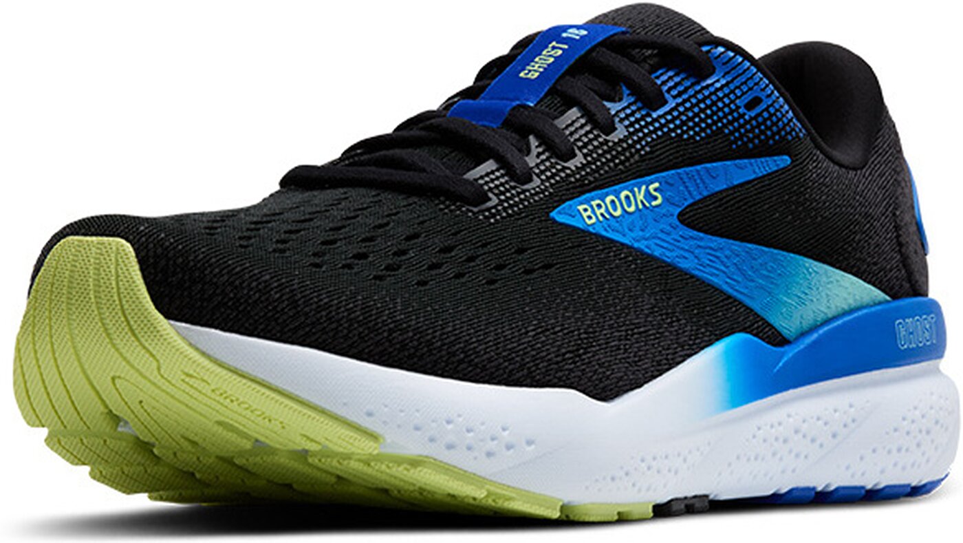 BROOKS - Ghost 16 BLACK/COBALT/NEO YELLOW – Bild 7
