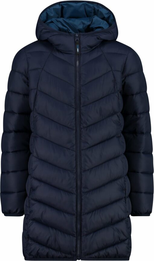 KID G COAT FIX HOOD BLACK BLUE