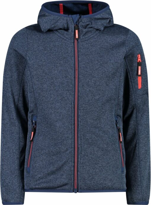 KID G JACKET FIX HOOD BLUE-LIGHT BLUE