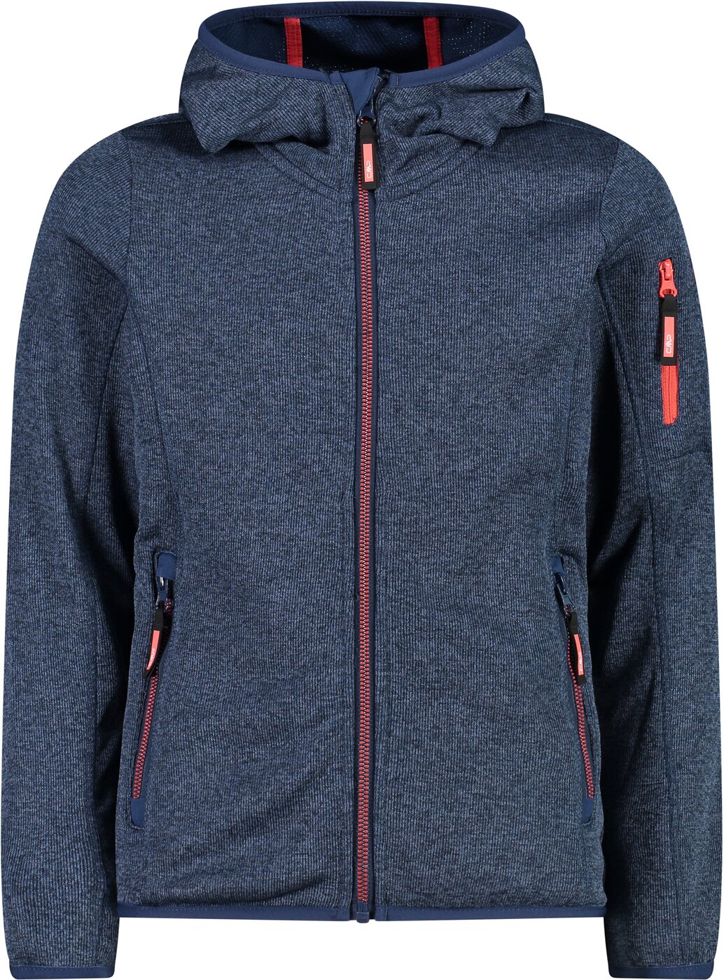 KID G JACKET FIX HOOD BLUE-LIGHT BLUE