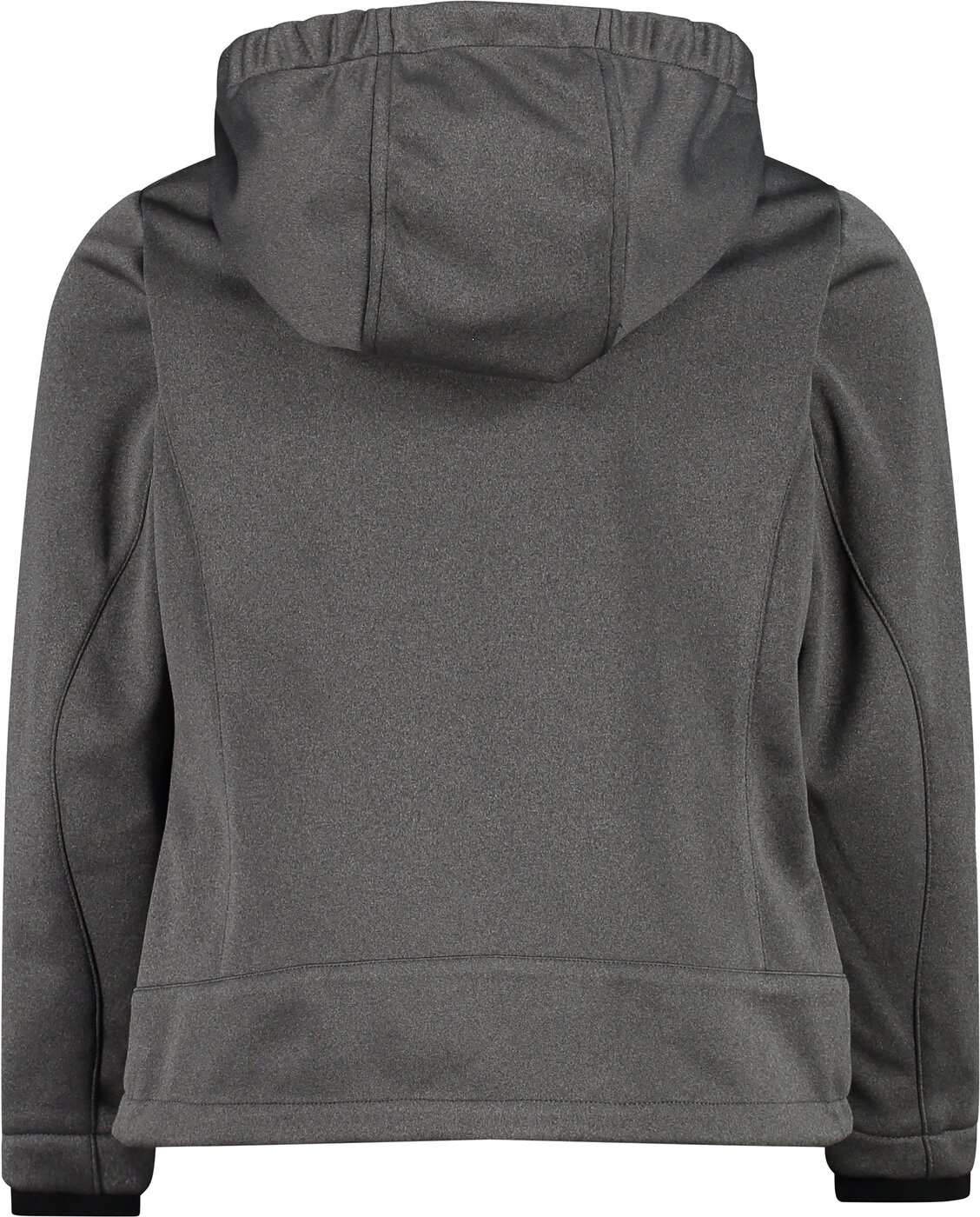 KID G JACKET FIX HOOD NERO MEL.-ACQUA – Bild 2