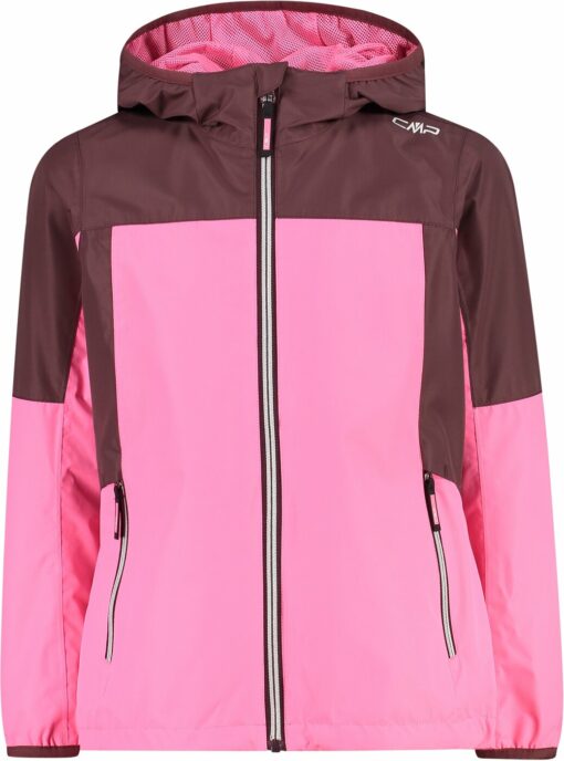 KID G JACKET FIX HOOD PINK FLUO