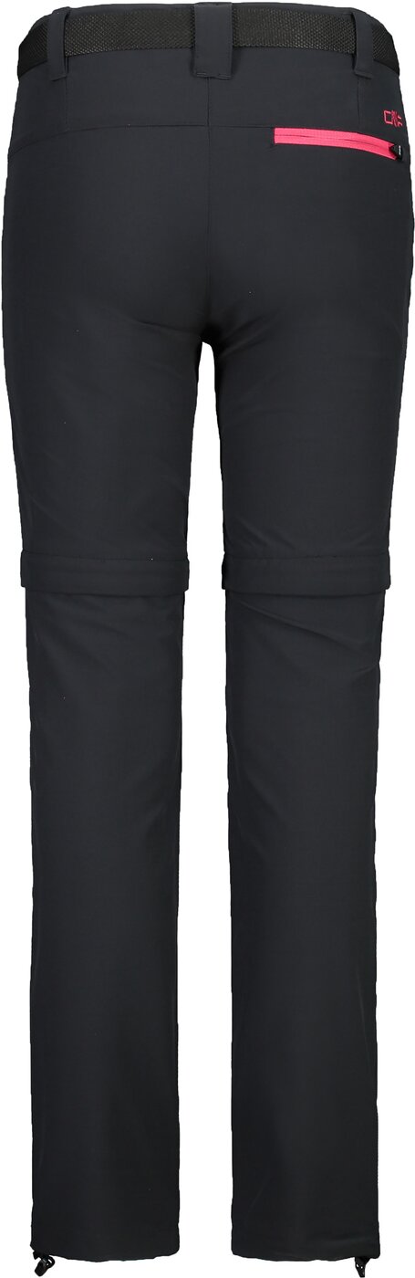 KID G ZIP OFF PANT ANTRACITE-FRAGOLA – Bild 2