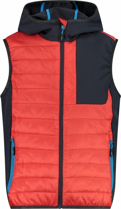 KID HYBRID VEST FIX HOOD FIRE