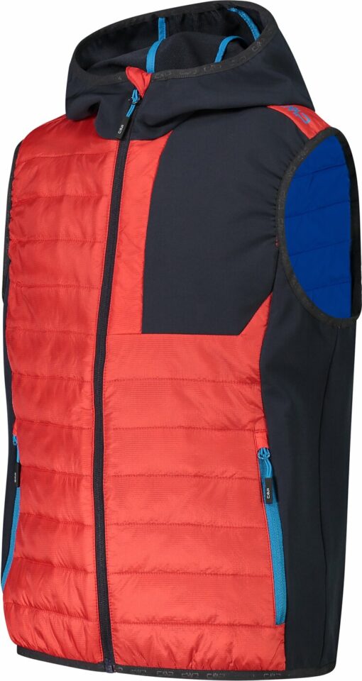 KID HYBRID VEST FIX HOOD FIRE – Bild 3