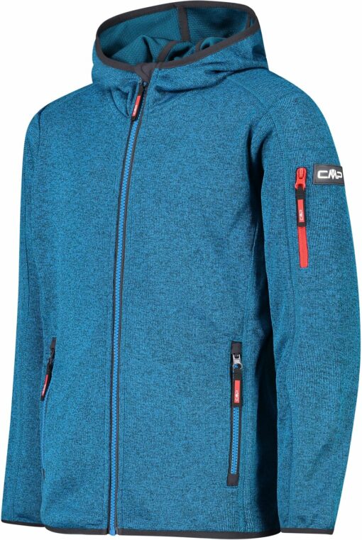 KID JACKET FIX HOOD DANUBE-DEEP LAKE – Bild 3