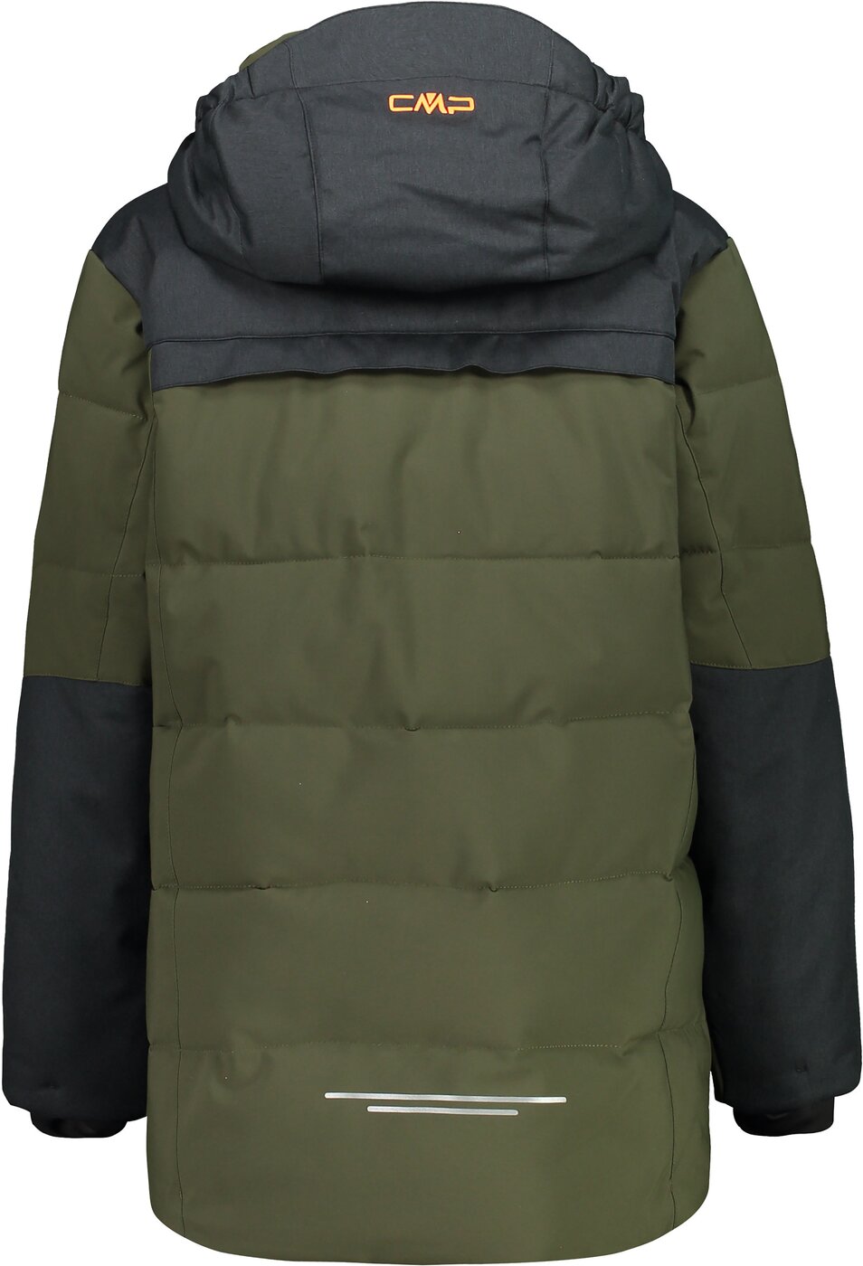 KID LONG JACKET FIX HOOD OIL GREEN – Bild 2