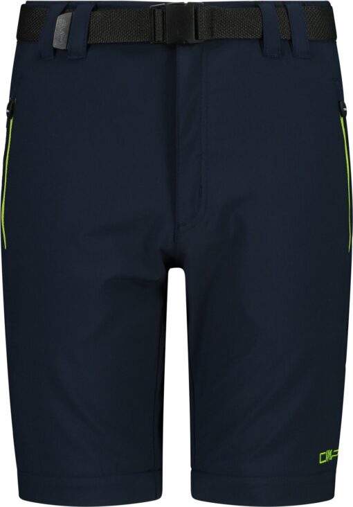 KID ZIP OFF PANT B.BLUE-LIMEGREEN – Bild 4