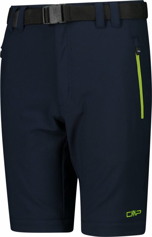 KID ZIP OFF PANT B.BLUE-LIMEGREEN – Bild 6
