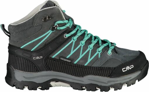 KIDS RIGEL MID TREKKING SHOE WP TITANIO-ACQUA