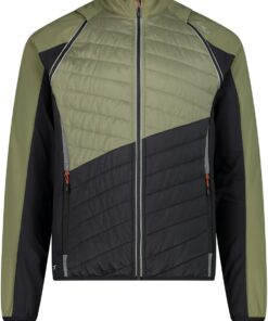 CMP - MAN JACKET WITH DETACHABLE SLEEVES SAGE