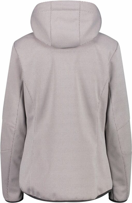 WOMAN JACKET ZIP HOOD B.CO GESSO-ANTRACITE – Bild 2