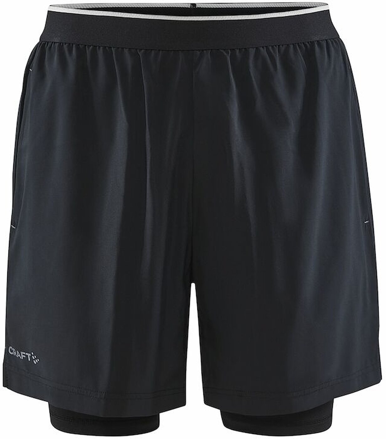 ADV ESSENCE PERFORATED 2-IN-1 STRETCH SH BLACK