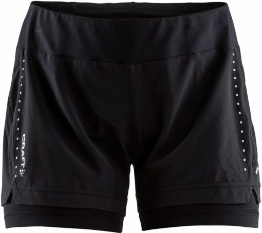 ESSENTIAL 2-IN-1 SHORTS W BLACK