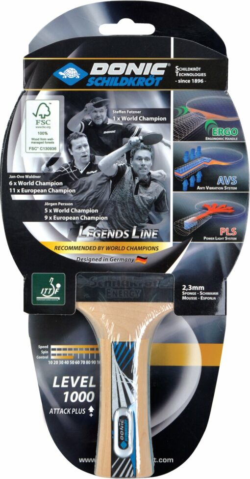 TT-Schläger LEGENDS 1000 FSC im Kartonpack KEINE FARBE
