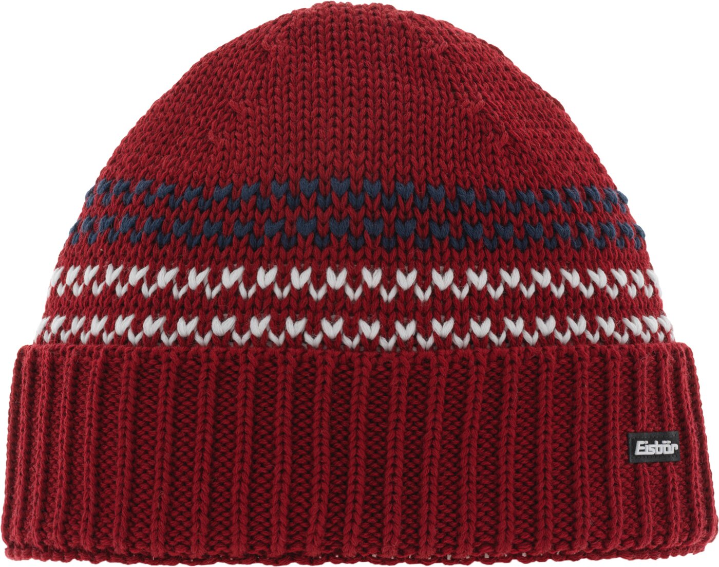 EISBÄR - Quain MÜ XL BURGUND-WHITE-DARK COBALT