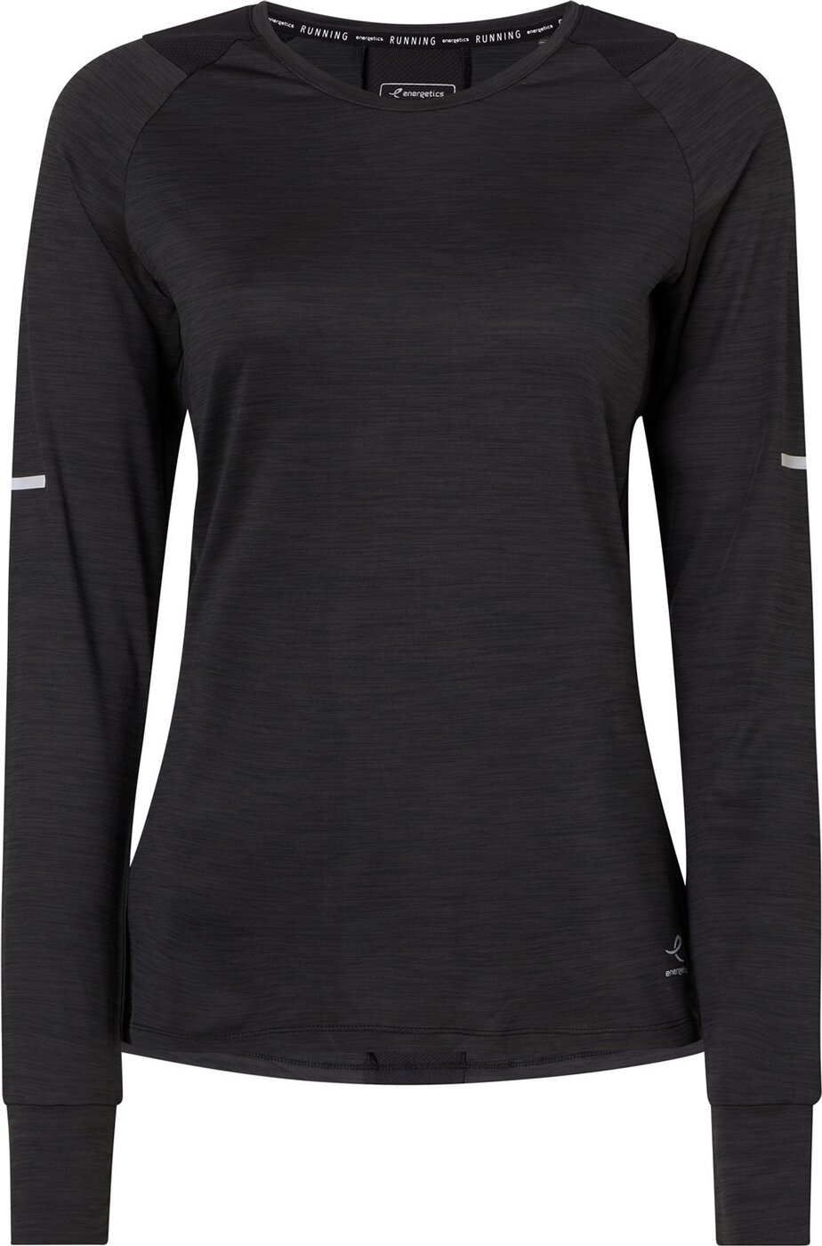 Da.-Langarmshirt Evii L/S W MELANGE/BLACK/BLACK