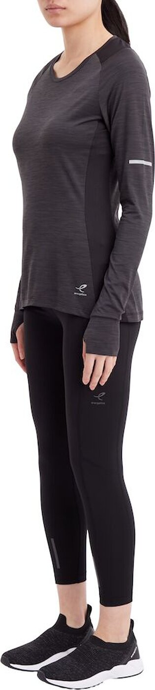 Da.-Langarmshirt Evii L/S W MELANGE/BLACK/BLACK – Bild 4