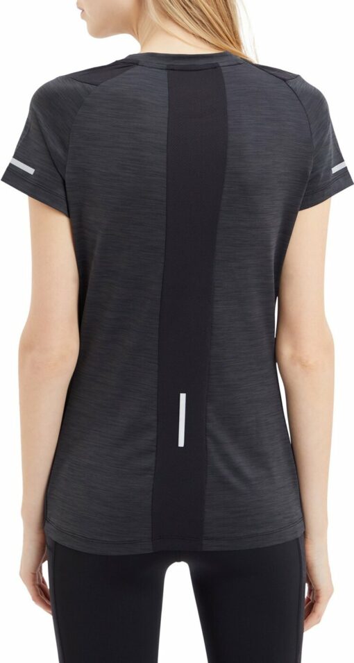 Da.-T-Shirt Evii SS W MELANGE/BLACK/BLACK – Bild 3