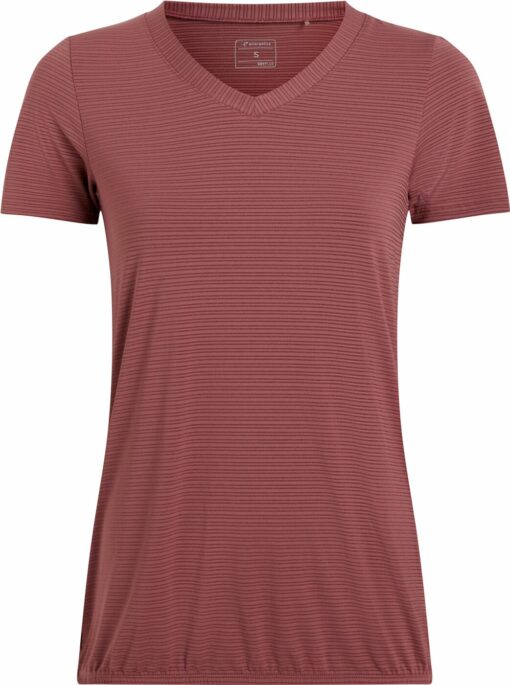 Da.-T-Shirt Ganja W 291 RED WINE