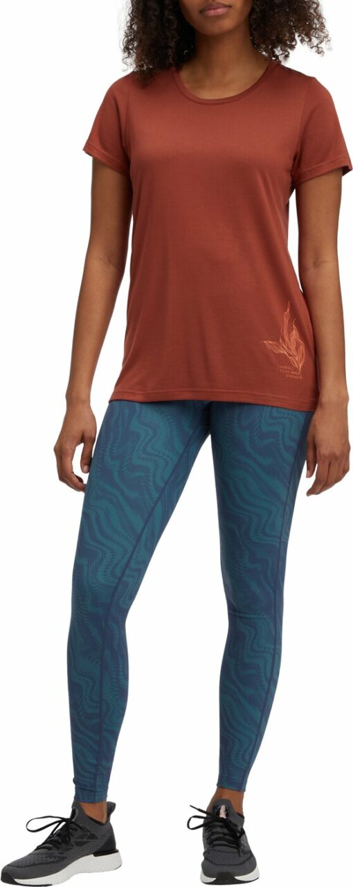 Da.-T-Shirt Ogerdina III SS W RED RUST – Bild 2