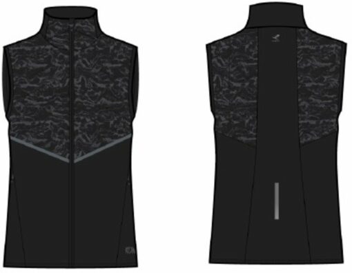 Da.-Weste Baya VST W AOP/BLACK/ANTHRACITE – Bild 2