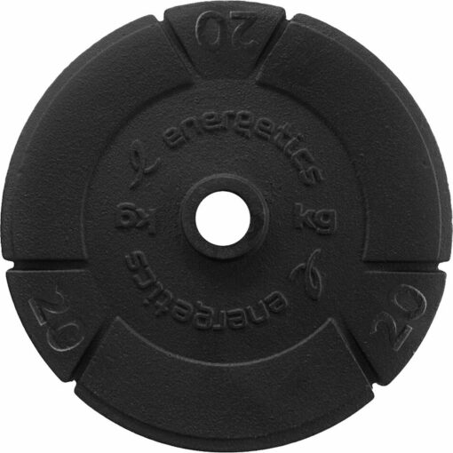 Hantelscheibe Cast Iron Disc Pce 30 mm SCHWARZ – Bild 3