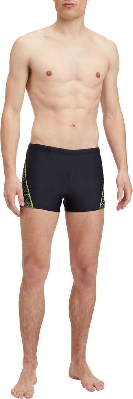 He.-Badehose Port Trunks M BLACK/AOP/GREEN LIME – Bild 3