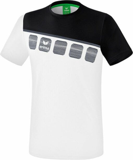 5-C t-shirt function WHITE/BLACK/DARK GREY