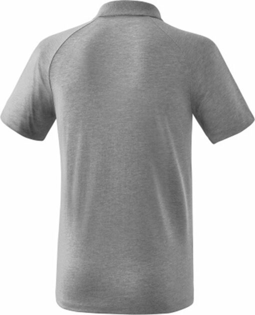 ESSENTIAL 5-C poloshirt GREY-MELANGE/BLACK – Bild 2